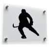 Hockey Player Silhouette Sticker