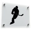 Hockey Player Silhouette Sticker