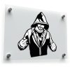 Hooded Attitude Sticker
