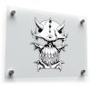Horned Skull Sticker