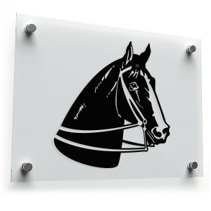 Horse Head Silhouette Sticker