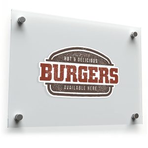 Hot & Delicious Burgers Sticker