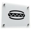 Hot Dog Icon Sticker