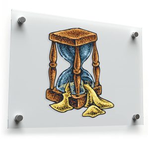 Hourglass Sticker Decal