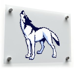 Howling Wolf Sticker