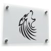 Howling Wolf Tribal Sticker 1