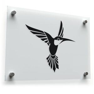 Hummingbird Silhouette Vinyl Decal