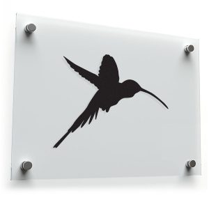 Hummingbird Silhouette Vinyl Sticker