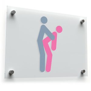 Humorous Couple Sticker