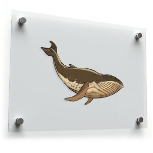 Humpback Whale Vinyl Sticker