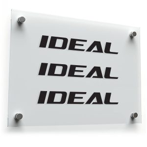 Ideal Logo Sticker Set
