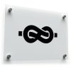 Infinity Knot Symbol Sticker