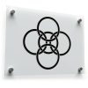 Interlocking Circles Vinyl Sticker 1