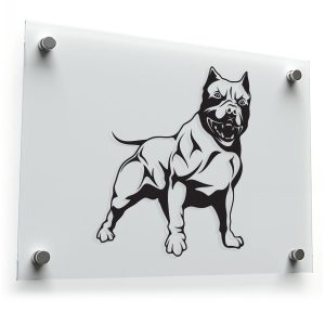 Intimidating Pitbull Sticker