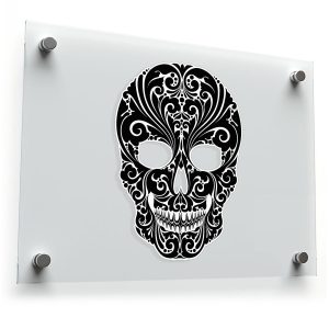 Intricate Skull Decal