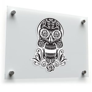 Intricate Skull Sticker