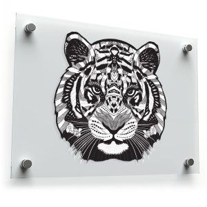 Intricate Tiger Head Sticker