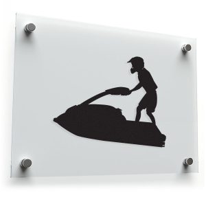 Jet Ski Silhouette Sticker