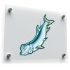 Jumping Tarpon Fish Sticker