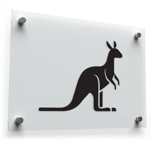 Kangaroo Silhouette Sticker