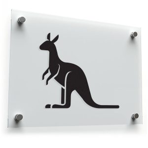 Kangaroo Silhouette Sticker