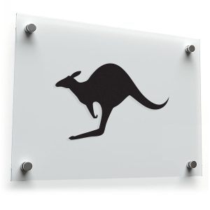 Kangaroo Silhouette Sticker