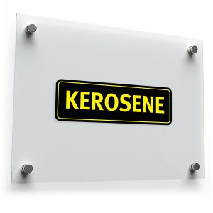 Kerosene Label Sticker