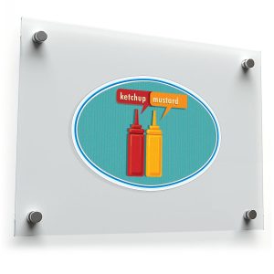 Ketchup and Mustard Sticker