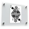 King of Spades Skull Vinyl Sticker 1