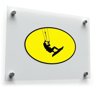 Kitesurfing Silhouette Decal