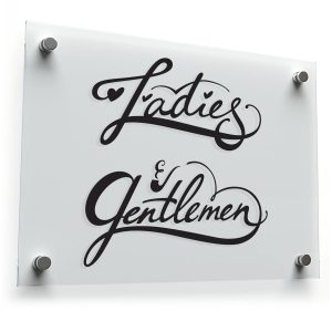 Ladies & Gentlemen Sticker