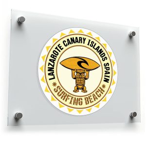 Lanzarote Surfing Beach Sticker