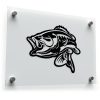 Large Mouth Bass Fish Sticker