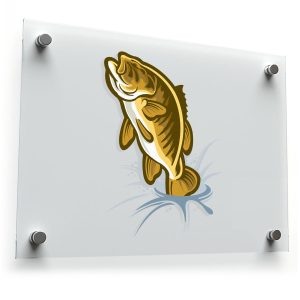 Largemouth Bass Fishing Decal
