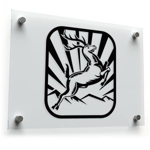 Leaping Deer Sticker