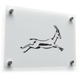 Leaping Gazelle Vinyl Sticker