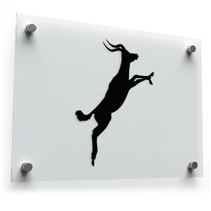 Leaping Goat Vinyl Sticker