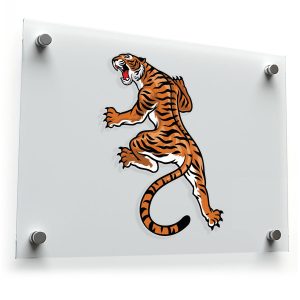 Leaping Tiger Sticker