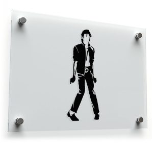 Legendary Performer Michael Jackson Silhouette Vinyl Sticker