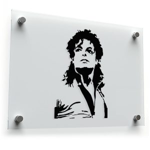 Legendary Pop Icon Silhouette Vinyl Sticker