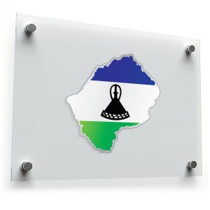 Lesotho Map Sticker