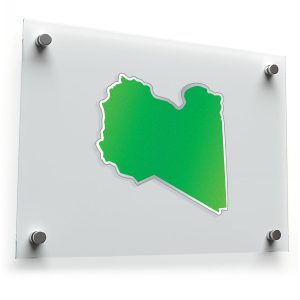 Libya Map Sticker