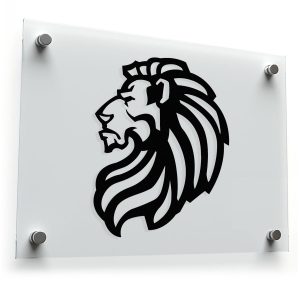 Lion Head Sticker