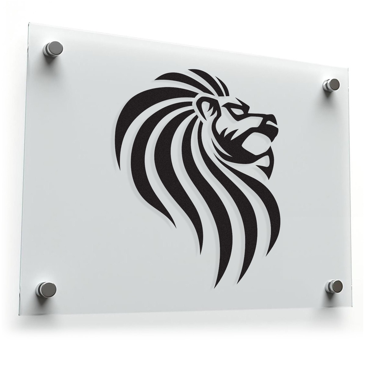 Lion Head Sticker 3 Lion Head Sticker