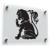 Lion Silhouette Vinyl Sticker