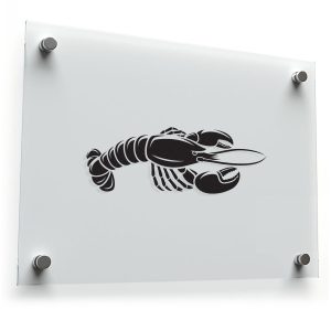 Lobster Silhouette Decal