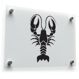 Lobster Silhouette Sticker