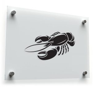 Lobster Silhouette Sticker