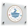 Long Beach California Surfing Beach Sticker 1