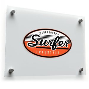 Longboard Surfer Freestyle Sticker